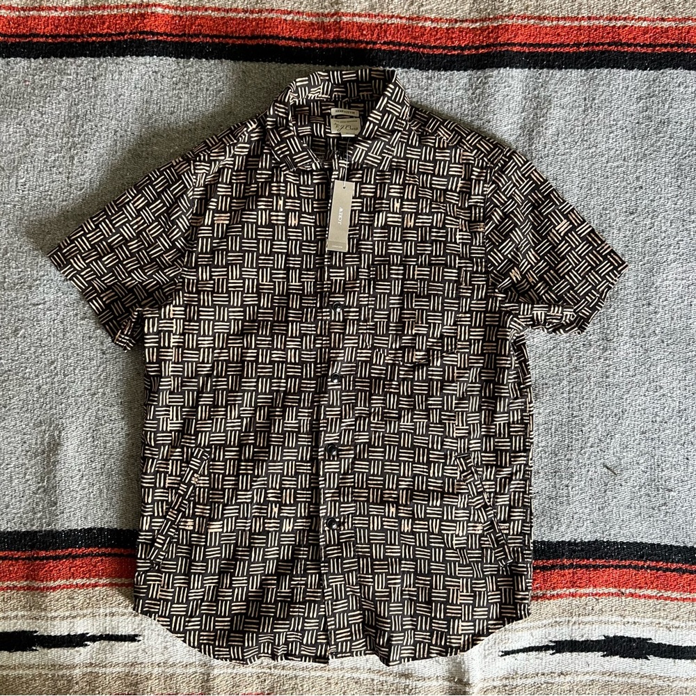 J. Crew Hemp Cotton Camp Shirt